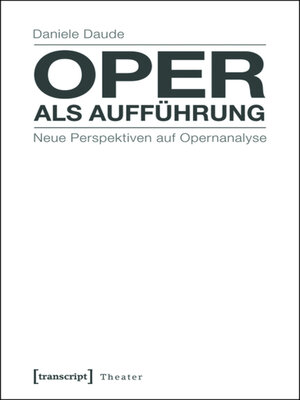 cover image of Oper als Aufführung